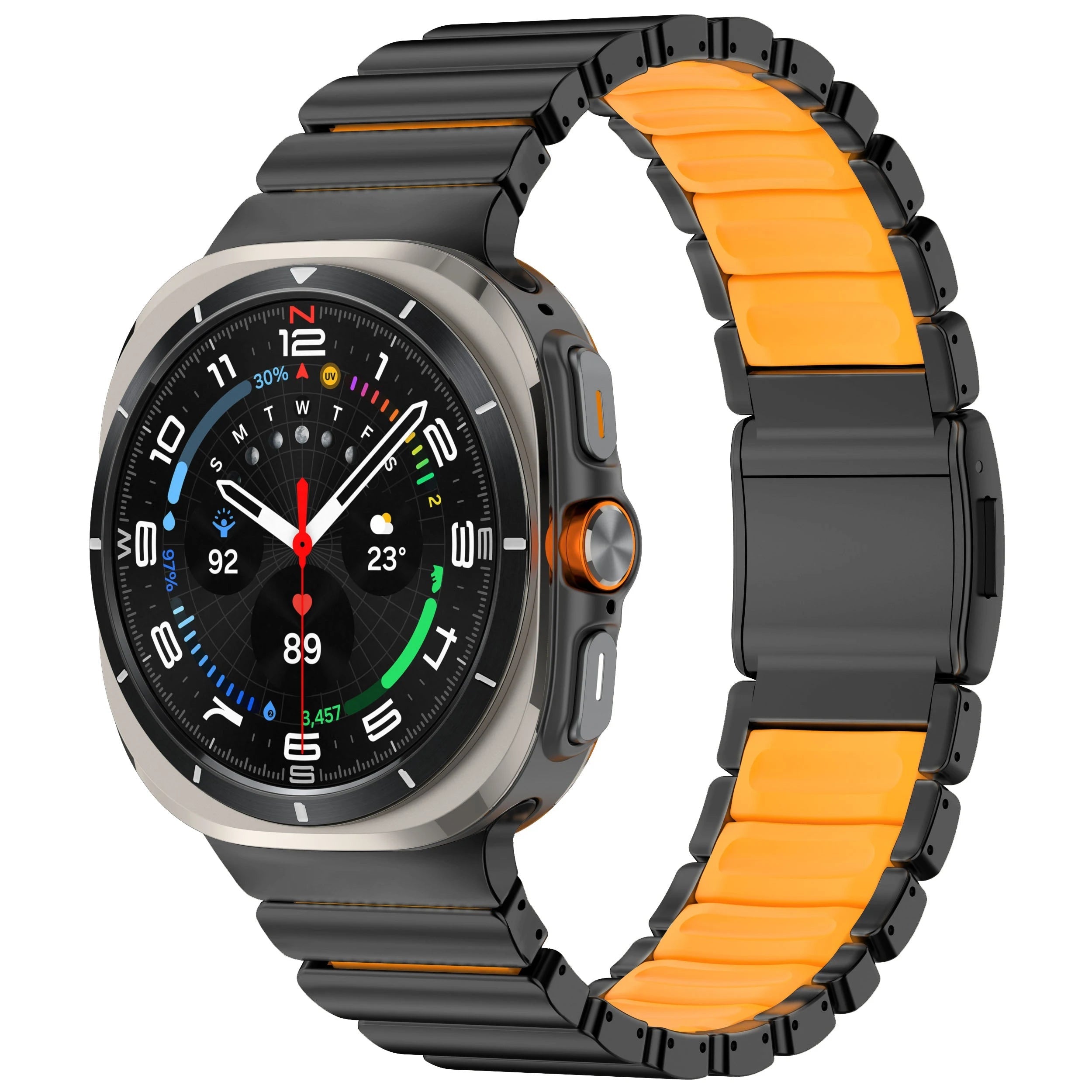 Avontic TitanFlex™ Titanium-Fluororubber Magnetic Band for Galaxy Watch9, Watch8, Watch8 Classic & Ultra2 — product view 3