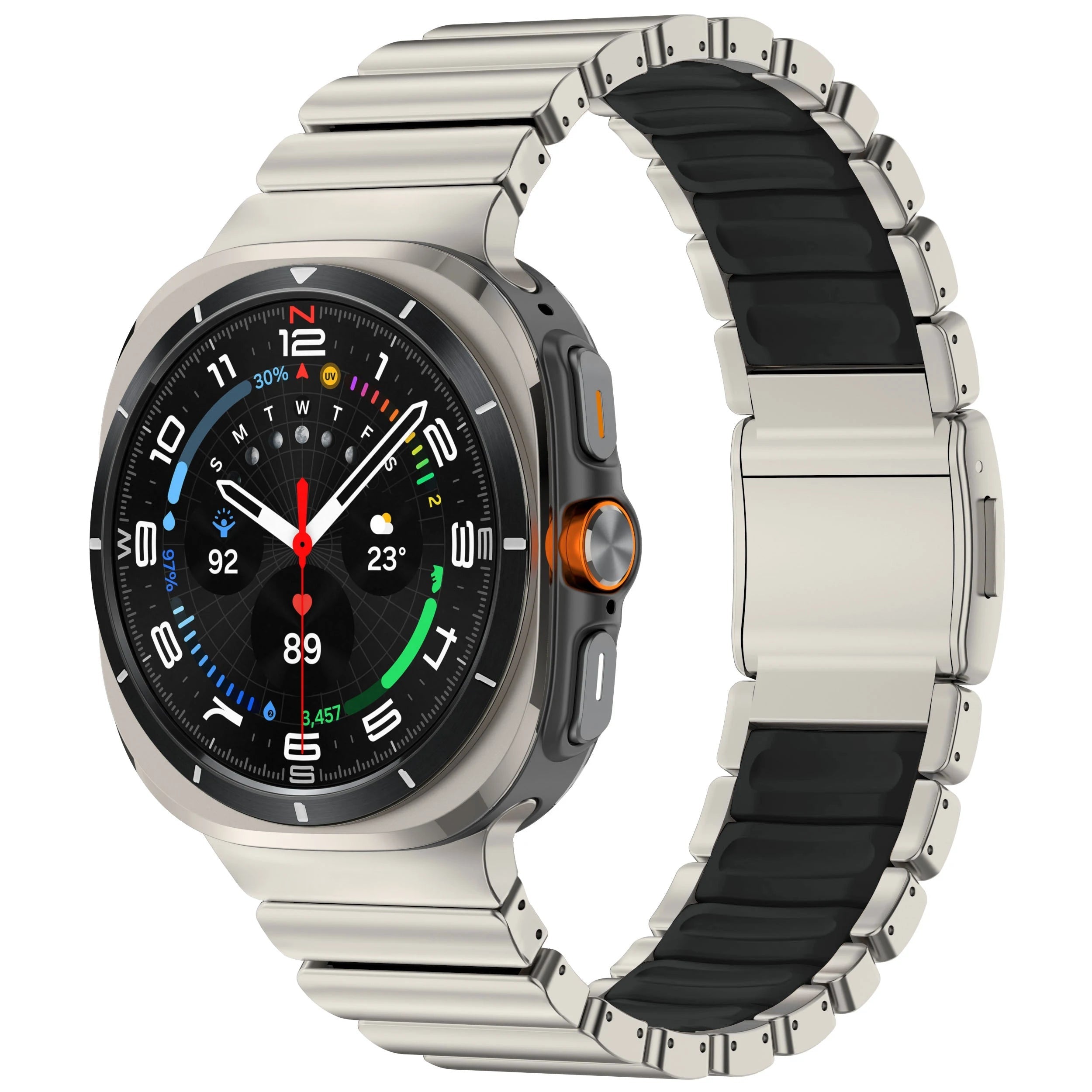 Avontic TitanFlex™ Titanium-Fluororubber Magnetic Band for Galaxy Watch9, Watch8, Watch8 Classic & Ultra2 — product view 5