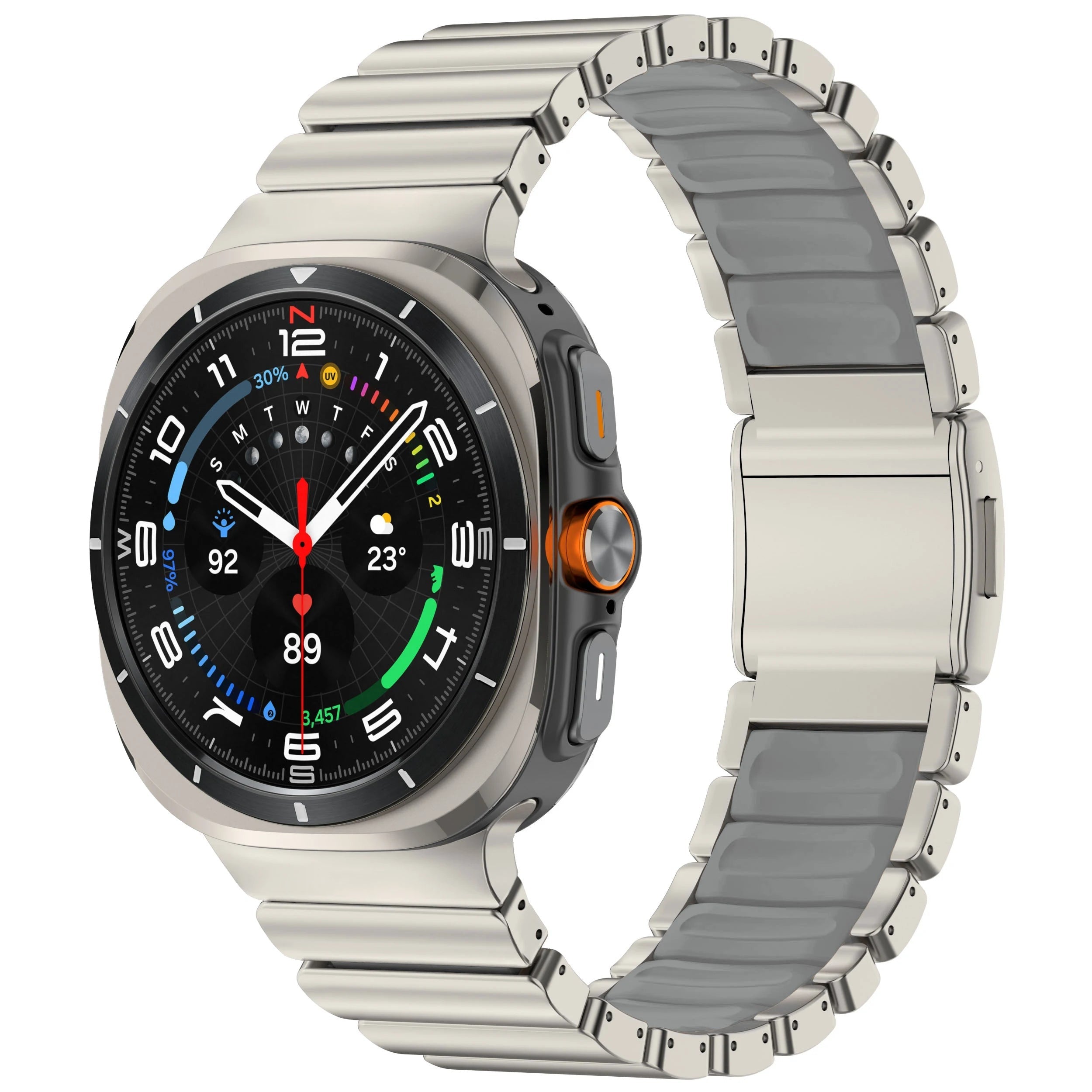 Avontic TitanFlex™ Titanium-Fluororubber Magnetic Band for Galaxy Watch9, Watch8, Watch8 Classic & Ultra2 — product view 6