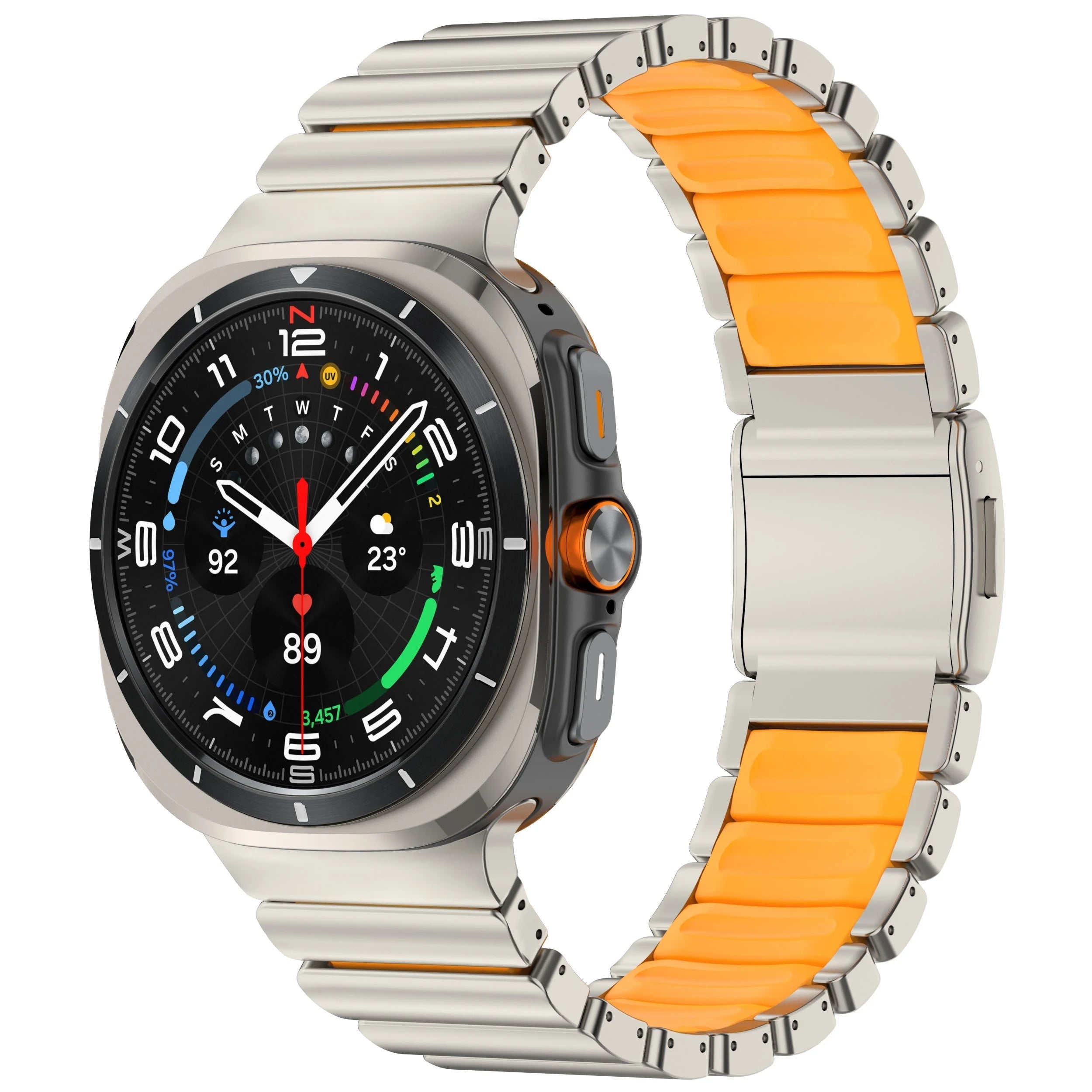 Avontic TitanFlex™ Titanium-Fluororubber Magnetic Band for Galaxy Watch9, Watch8, Watch8 Classic & Ultra2 — product view 7