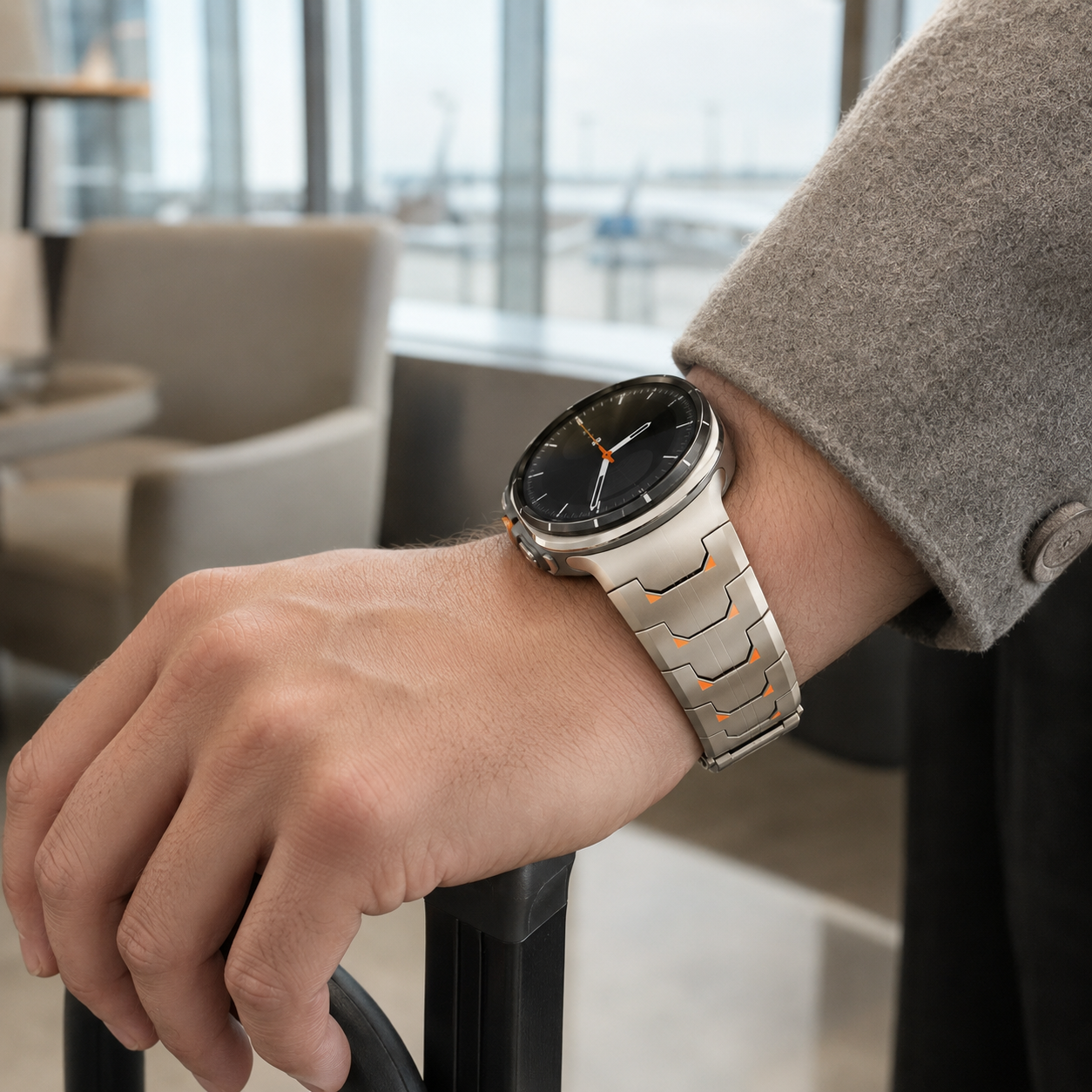 Avontic TitanMag™ Magnetic Titanium Band for Galaxy Watch9, Watch8, Watch8 Classic & Ultra2 — product view 6