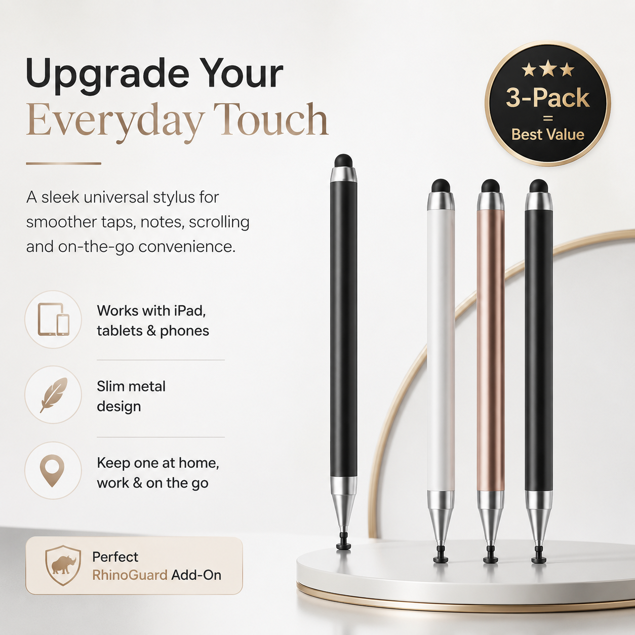 Avontic TouchPoint Luxe 3-pack best value feature