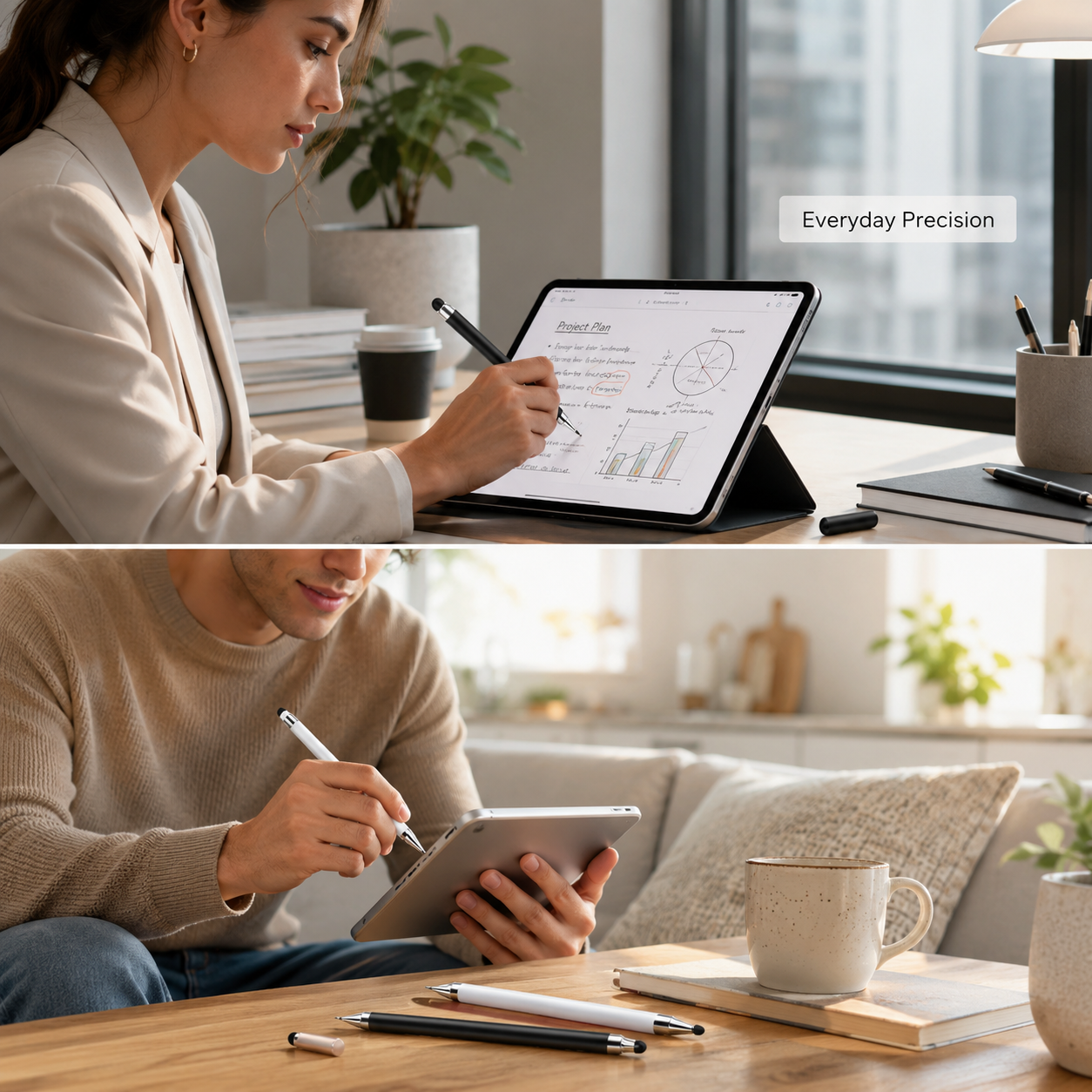 Avontic TouchPoint Luxe stylus lifestyle use