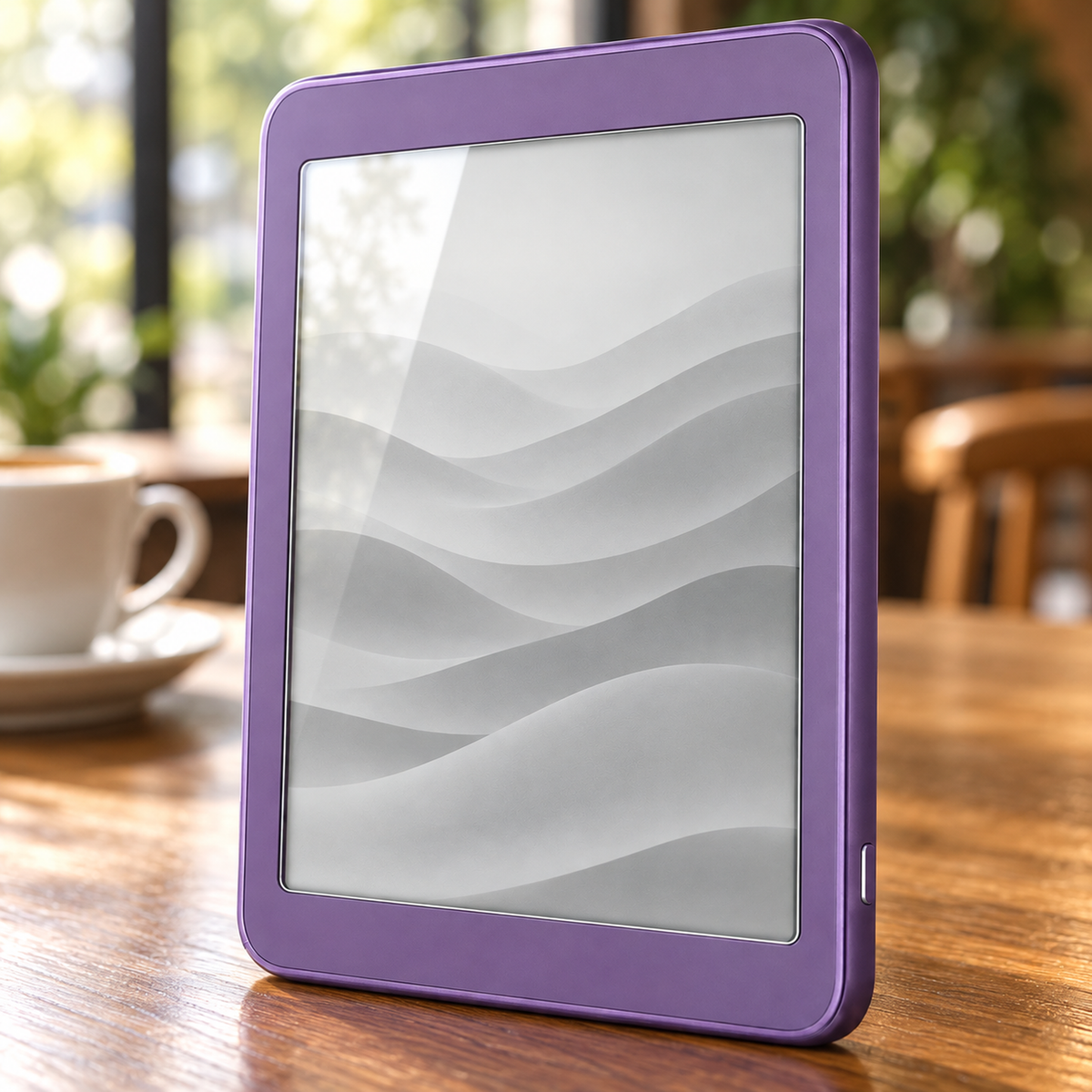 UltraShield HD Glass in use — café table