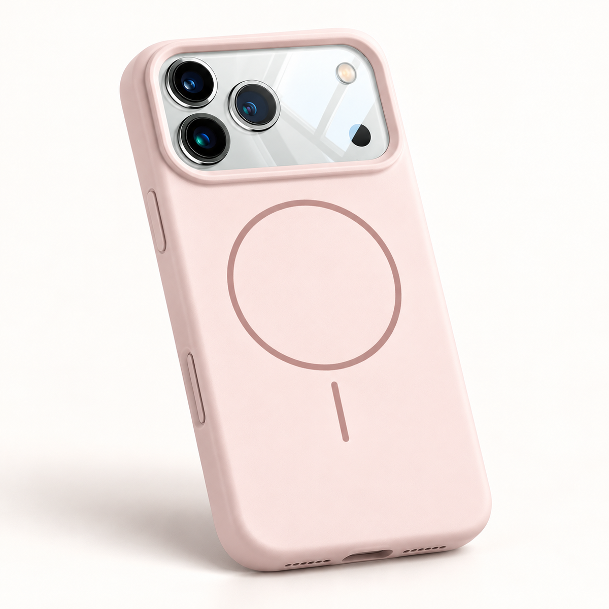 CloudForm magnetic phone case in Pink; model-specific design varies; case color detail for the privacy kit