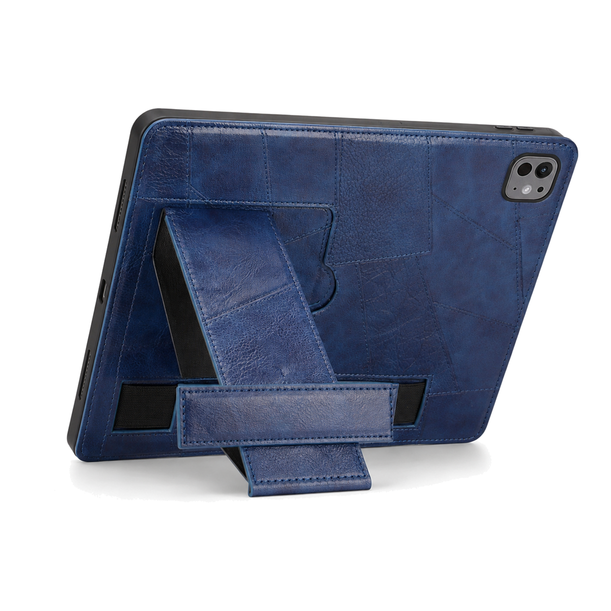 CrestFolio ExecutiveGrip Leather-Finish Hand-Strap Case for iPad — product view 3