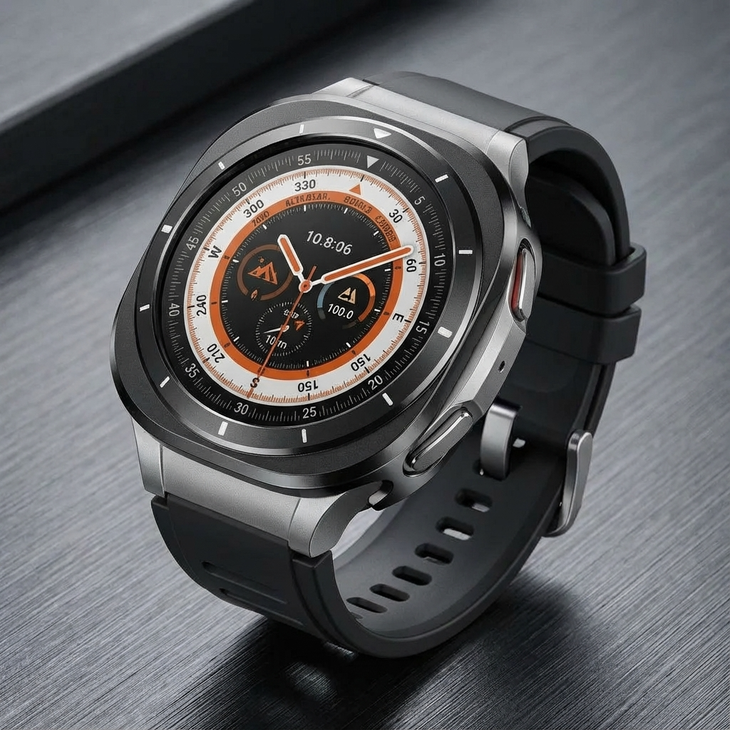 TitanShield Pro 47 Protective Case for Galaxy Watch 7 Ultra & 2025 Ultra (47mm) - Premium Titanium Alloy