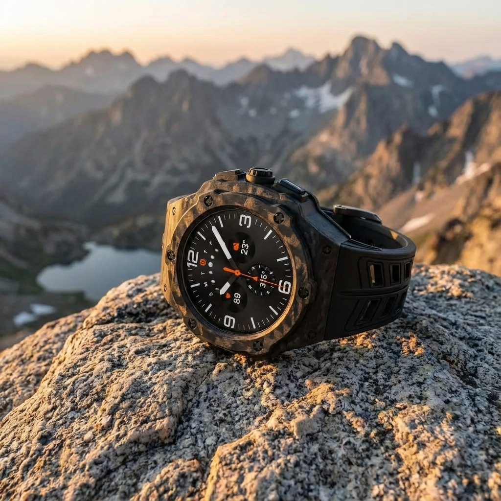 Galaxy Ultra Carbon Fiber Band & Case Combo - Premium Protection for Samsung Galaxy Watch 7 Ultra 47mm