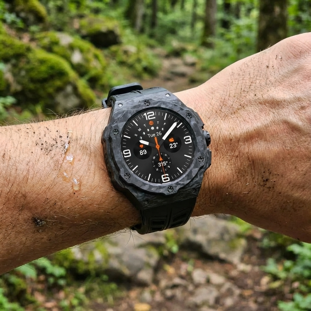 Galaxy Ultra Carbon Fiber Band & Case Combo - Premium Protection for Samsung Galaxy Watch 7 Ultra 47mm