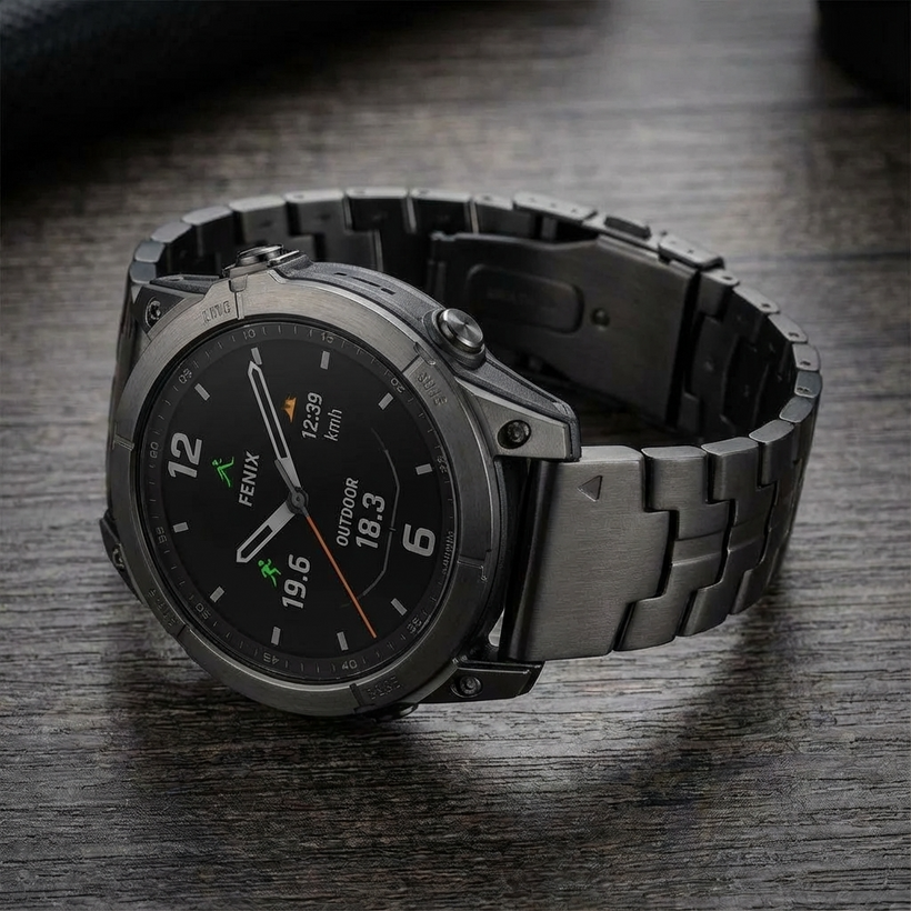 TitanElite Pro – Premium-Grade Titanium Band for Garmin Watches