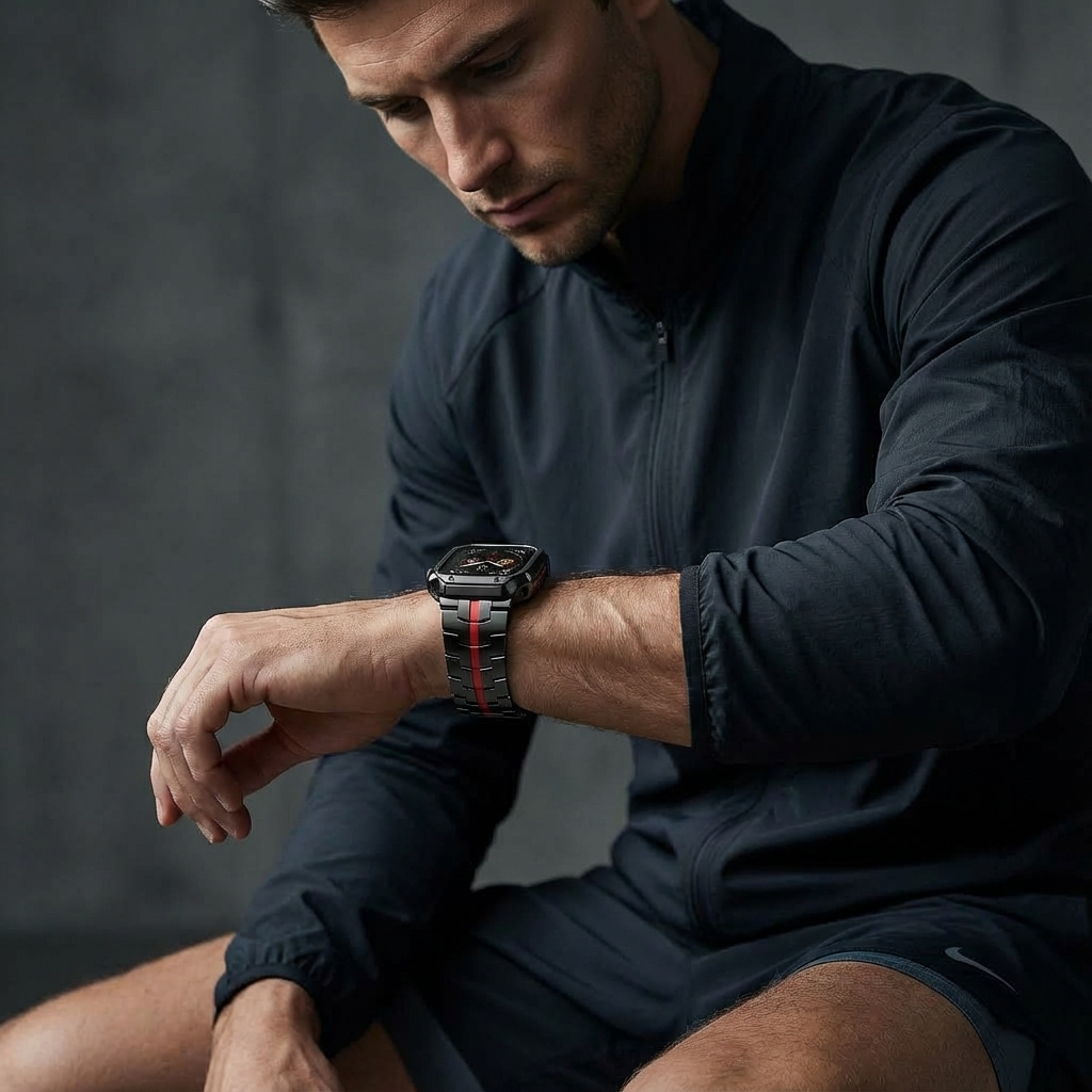 TitaniumGuard Ascend Series – Titanium Band & Protective Case for Apple Watch Ultra & Series 11/10/9/8/7