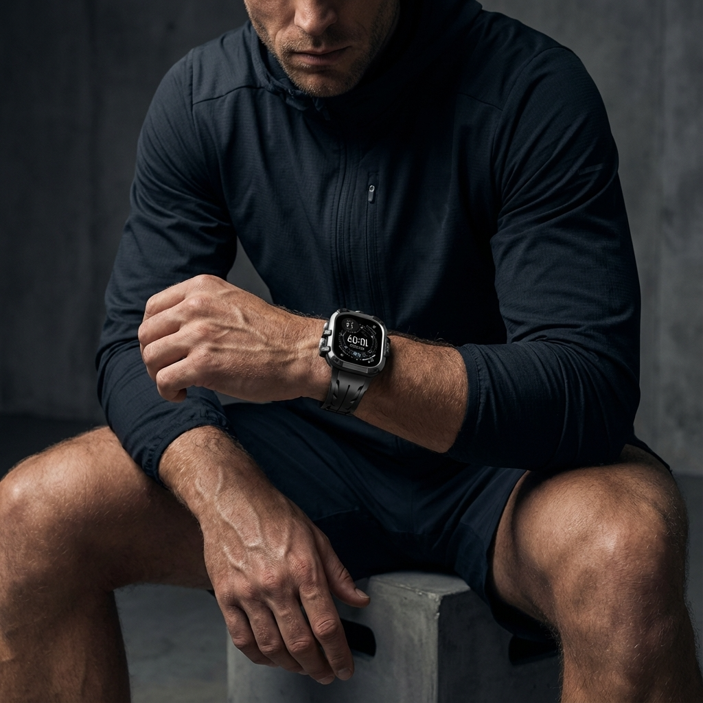 AeroGuard Steel Sport Pro Case & Band System — Apple Watch Ultra 3/2/1, Series 11/10 (49mm / 46mm / 45mm / 44mm)