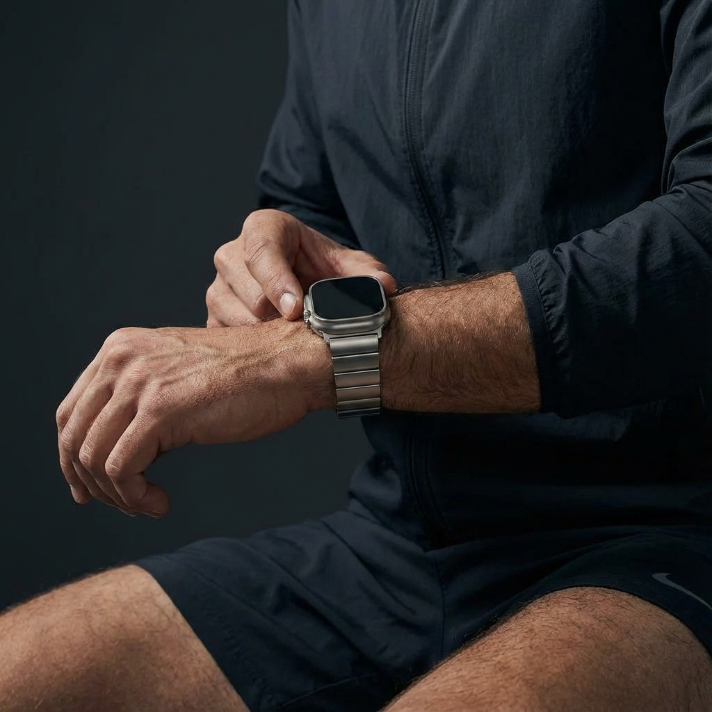 TitaniumBoss Diesel Magnetic Band for Apple Watch Ultra – Sleek Design with Adjustable Buckle