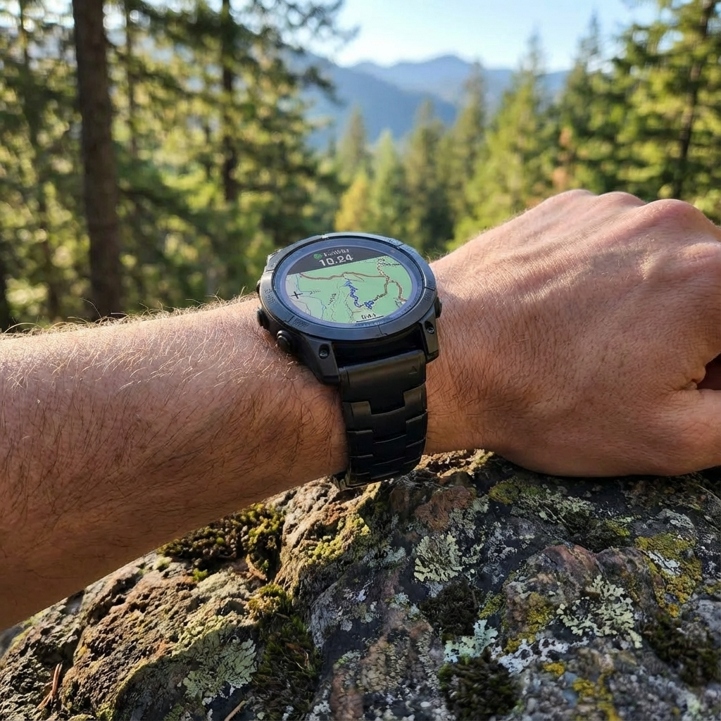 GarminGuard Titanium Elite Band – Precision Crafted for Garmin 22mm 26mm