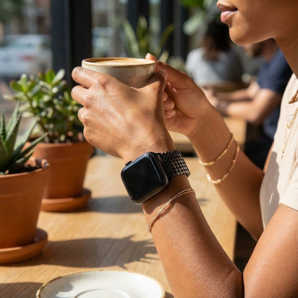 SteelFlex Magnetic Link Band for Apple Watch