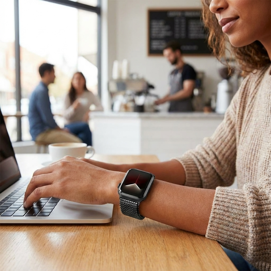 SteelFlex Magnetic Link Band for Apple Watch