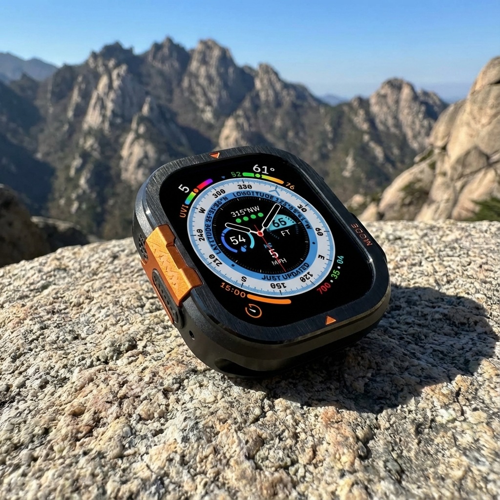 TitaniumGuard 360 Ultra Protective Case for Apple Watch Ultra 1, 2, 3 (49mm) + Series 11 & 10 (46mm)