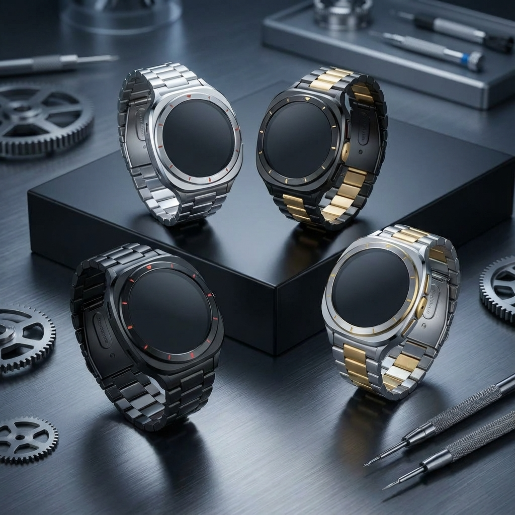 TitaniumGuard Pro Bundle: Precision Band & Case for Galaxy Watch Ultra