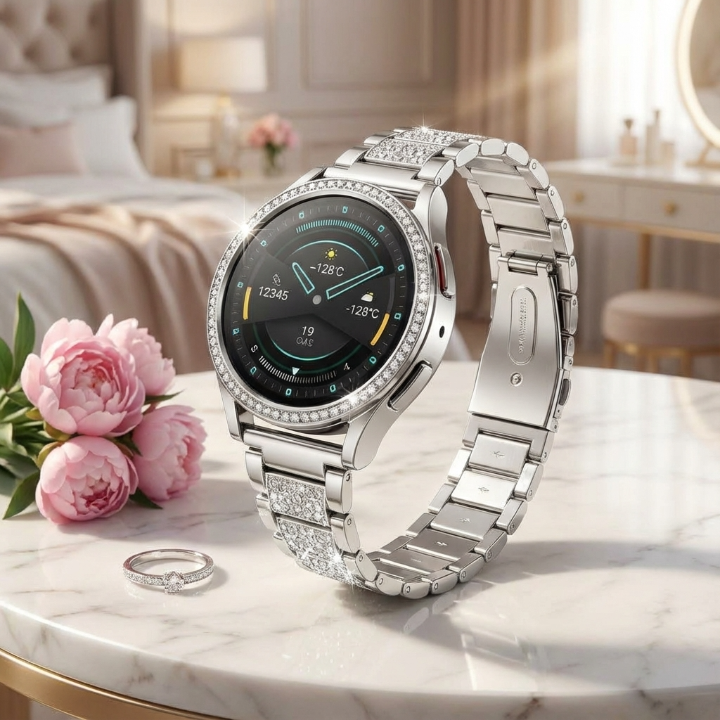 Diamond Luxe Band & Case Set for Samsung Galaxy Watch