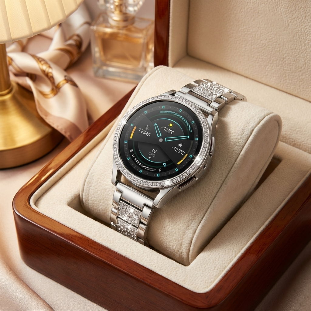 Diamond Luxe Band & Case Set for Samsung Galaxy Watch