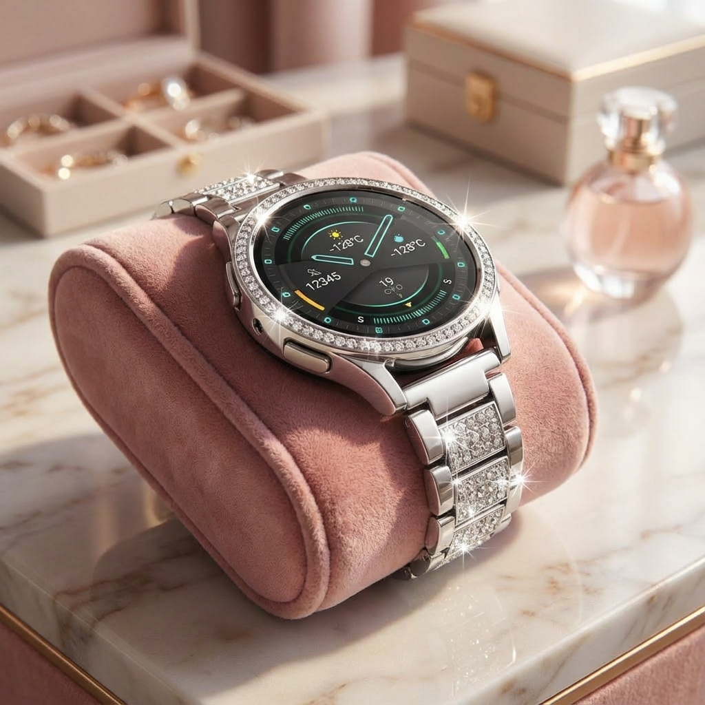 Diamond Luxe Band & Case Set for Samsung Galaxy Watch