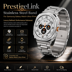 PrestigeLink Stainless Steel Band for Samsung Galaxy Watch Ultra 47mm