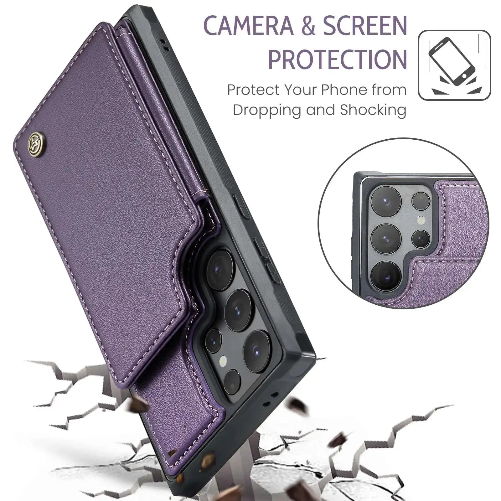 RoyalLeather SecureHold Series For Samsung Galaxy S24 | S24 Plus | S24 Ultra — product view 4