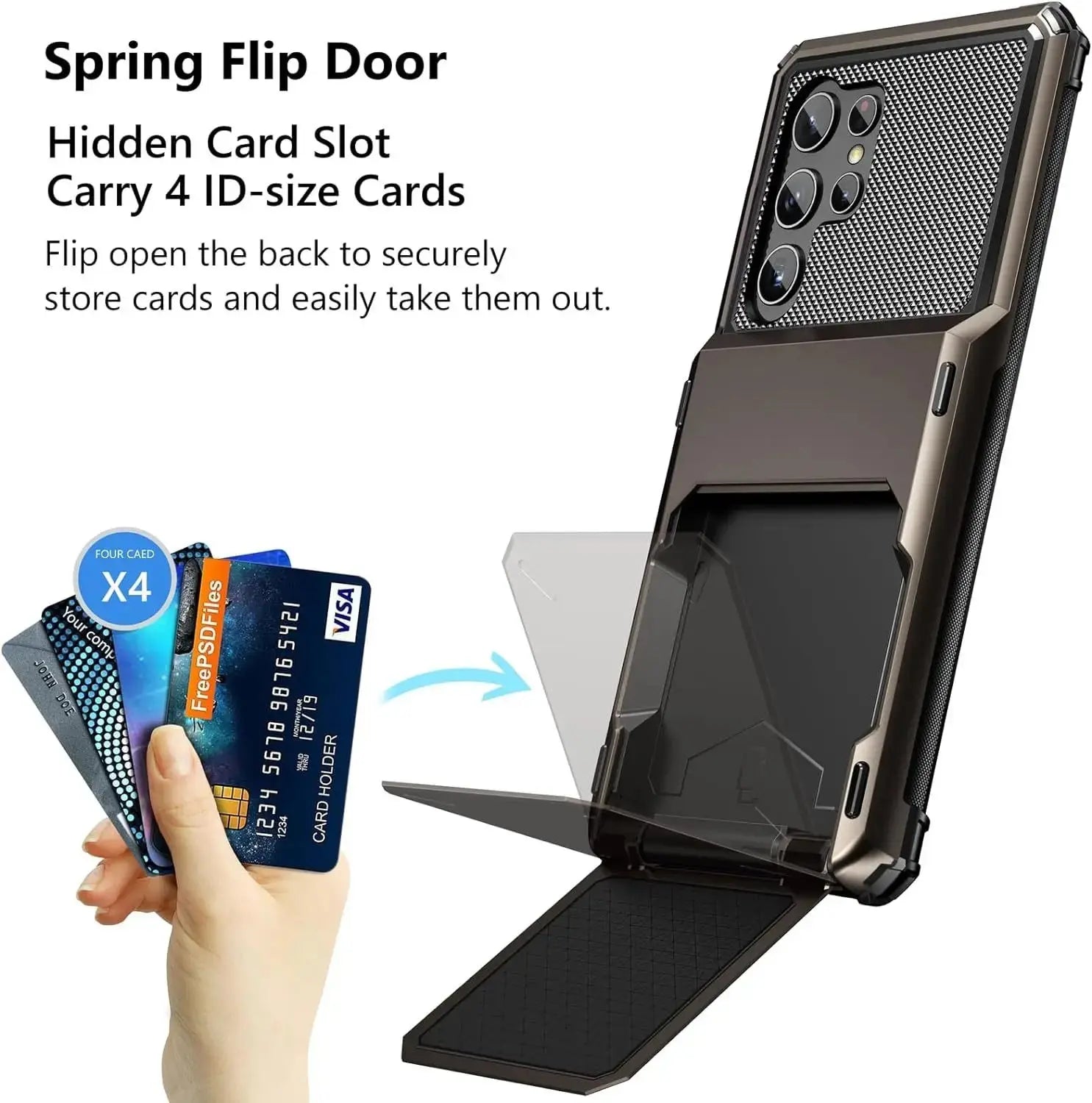 StealthGuard SecureCard Wallet Case for Samsung Galaxy S24 — product view 9