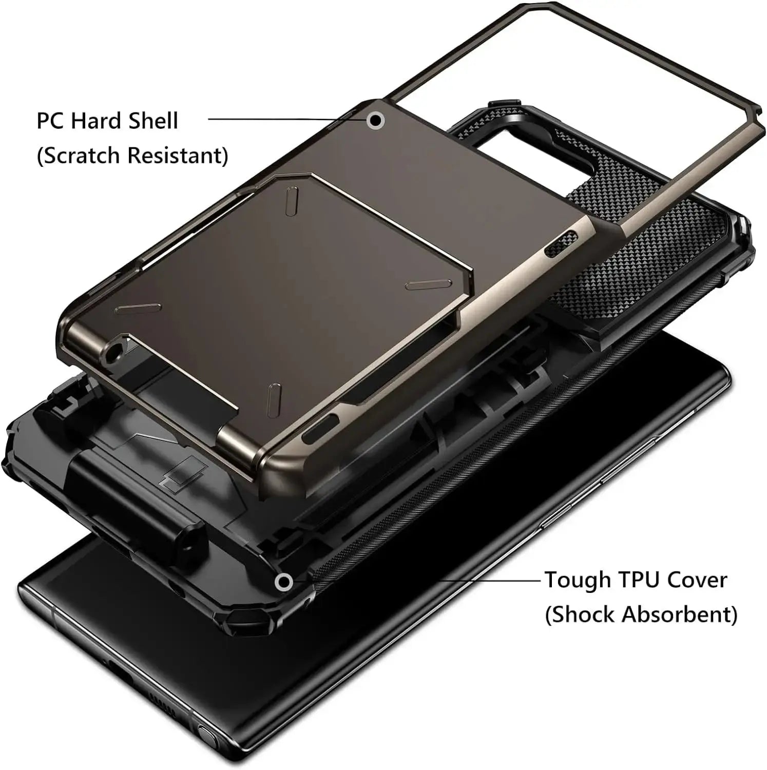 StealthGuard SecureCard Wallet Case for Samsung Galaxy S24 — product view 10