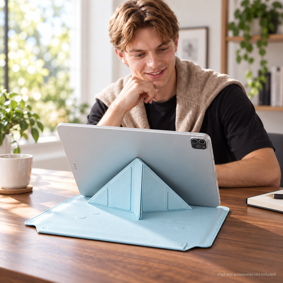Avontic FormaLift Air iPad sleeve and folding stand lifestyle-01