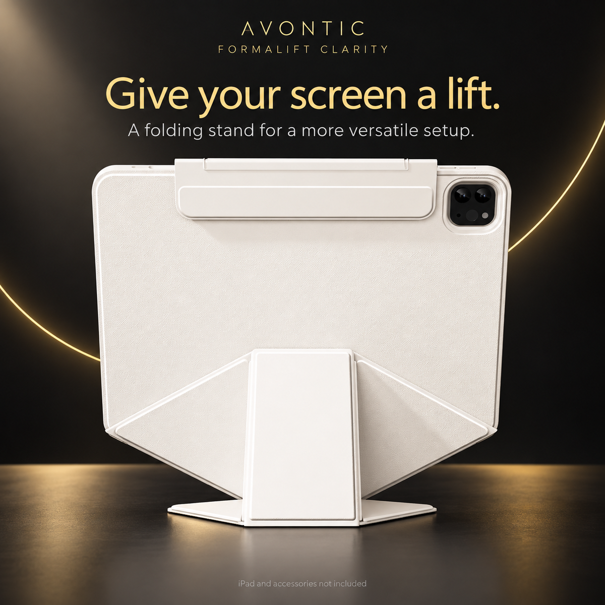 Avontic FormaLift Clarity magnetic stand iPad case feature-01