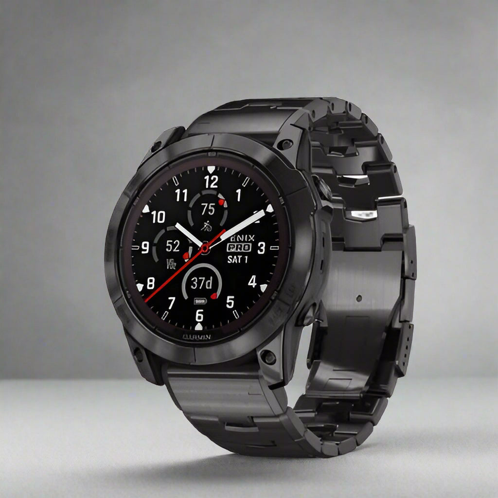 GarminGuard Titanium Elite Band – Precision Crafted for Garmin 22mm 26mm