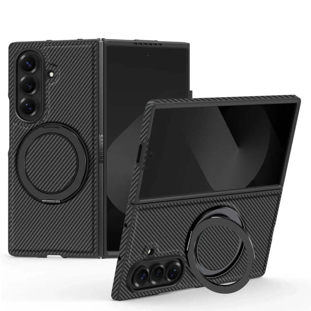 RhinoGuard CarbonArc — Samsung Galaxy Z Fold MagSafe Stand Case