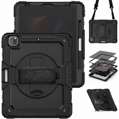 RhinoGuard Pro Privacy Edition — Rugged iPad Case + Privacy Screen Protector Bundle