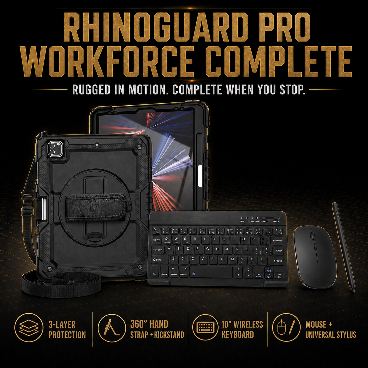 RhinoGuard Pro WorkForce Complete bundle benefits and included accessories overview