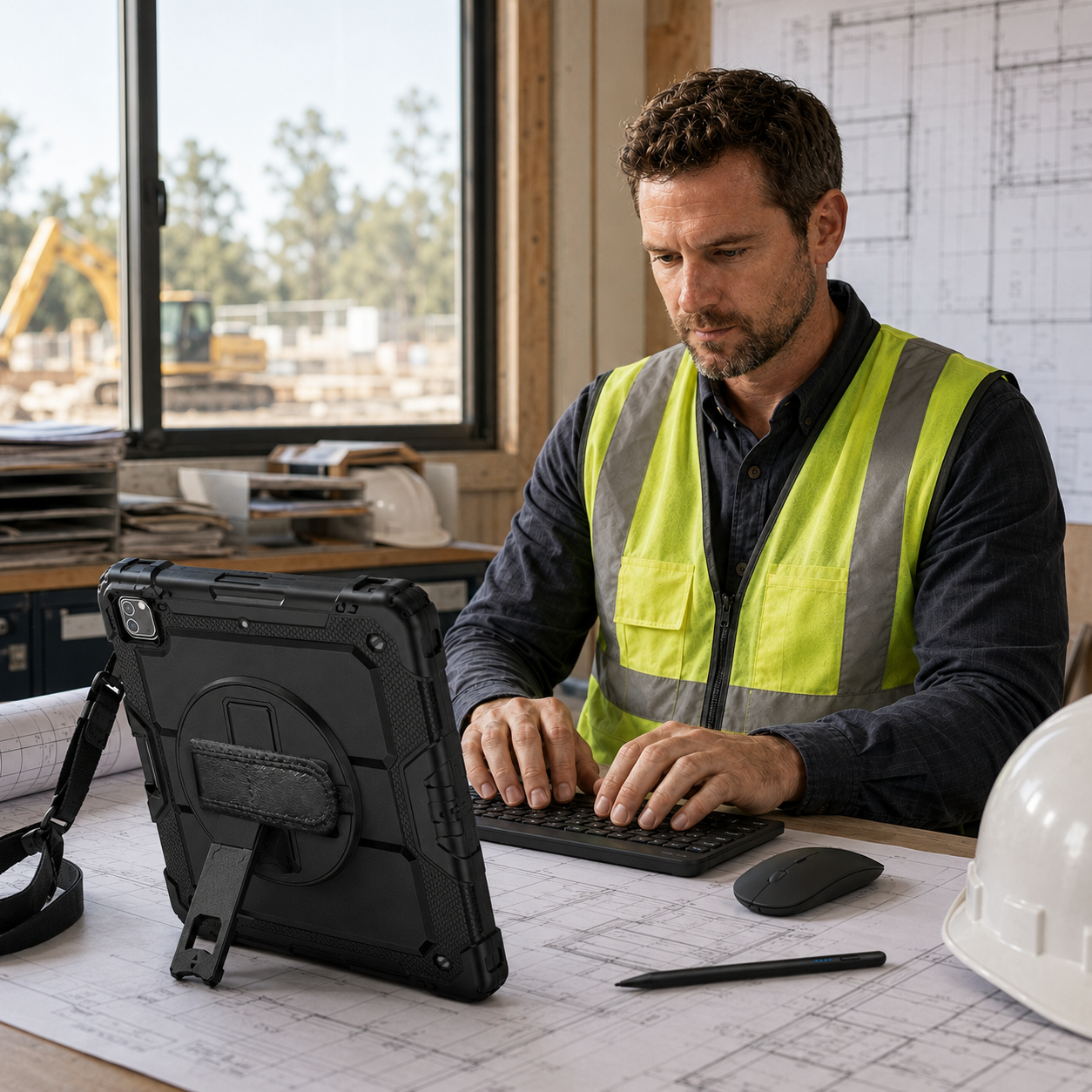 RhinoGuard Pro WorkForce Complete iPad bundle used for mobile jobsite documentation
