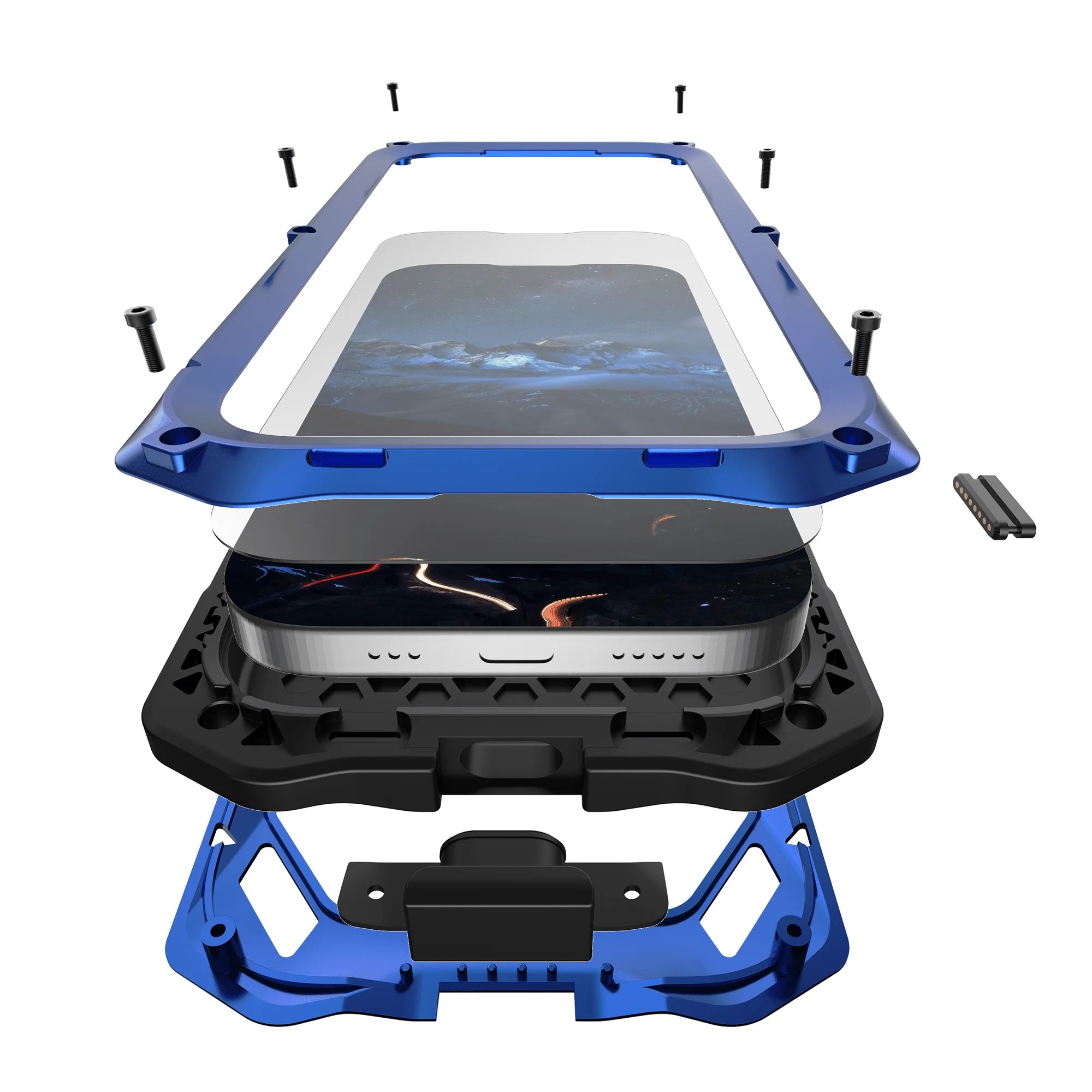 RhinoGuard Regent — iPhone 17 Series & iPhone Air Metal Case with Built-In Screen Defense — product view 10