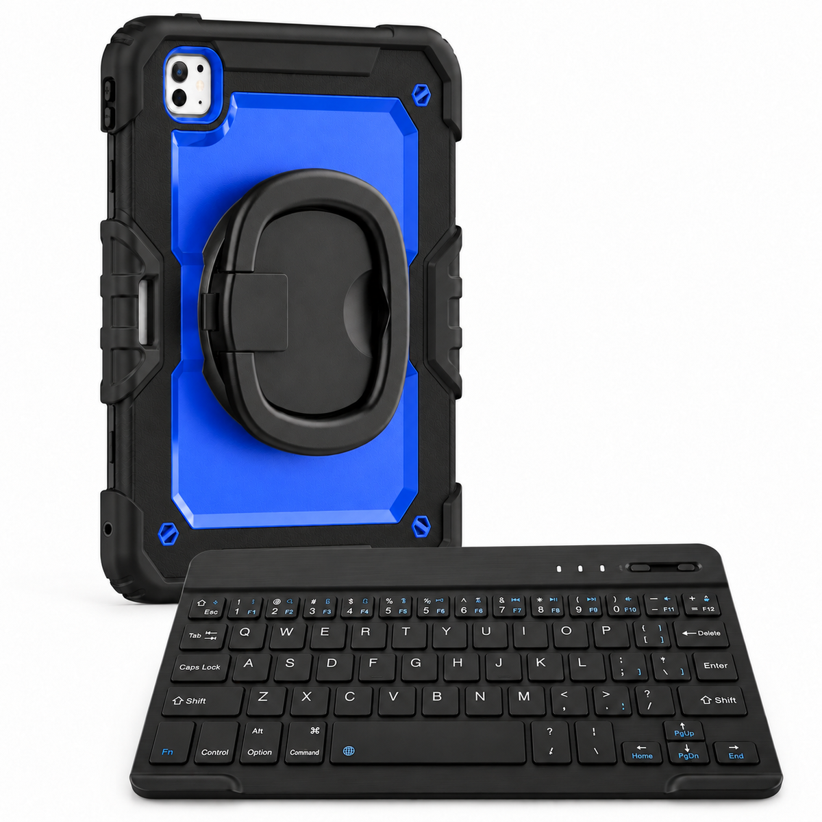 RhinoGuard Traverse 360 workforce black blue with black ring handle; model-specific case openings vary.
