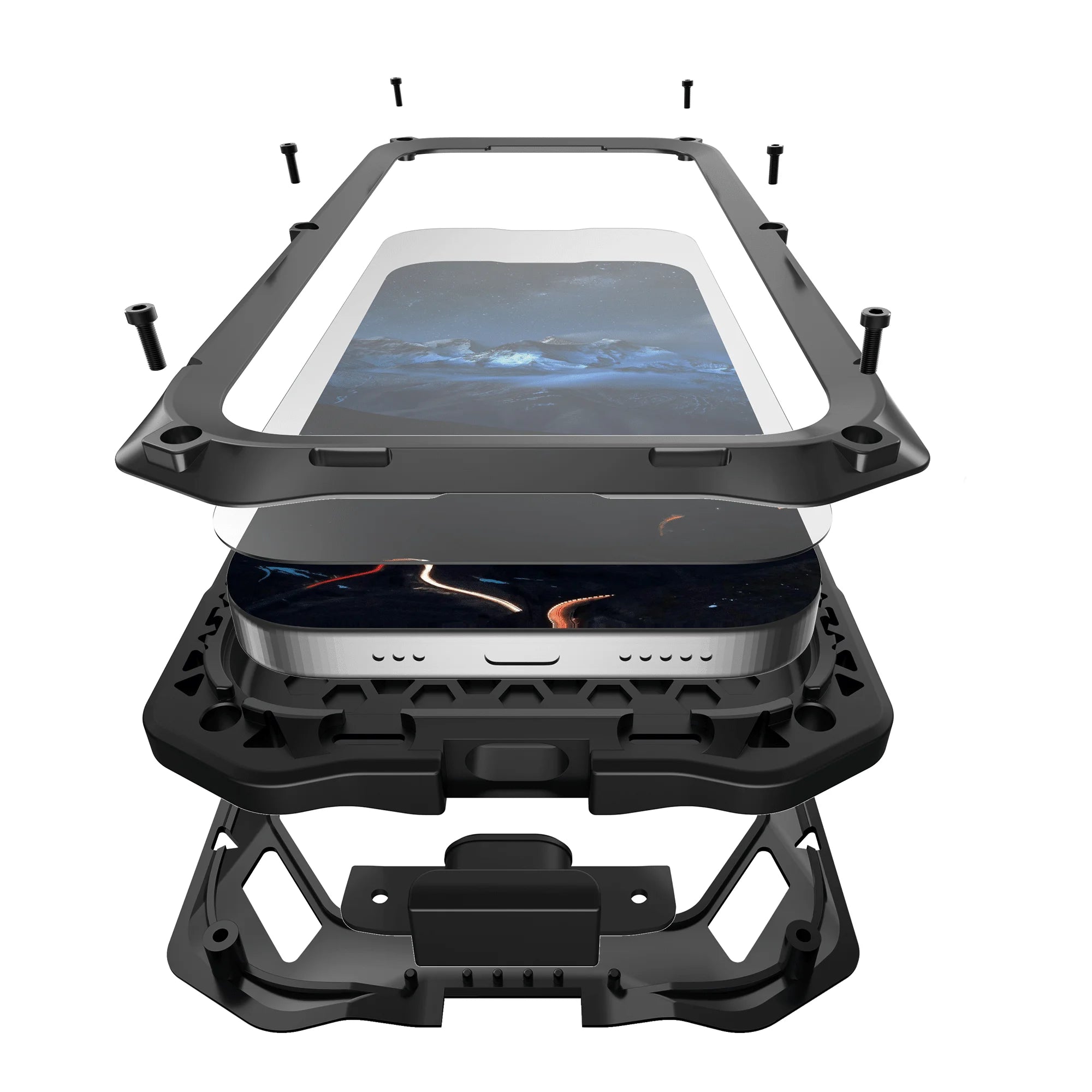 RhinoGuard Vanguard — Google Pixel Metal Case with Built-In Screen Defense — product view 10