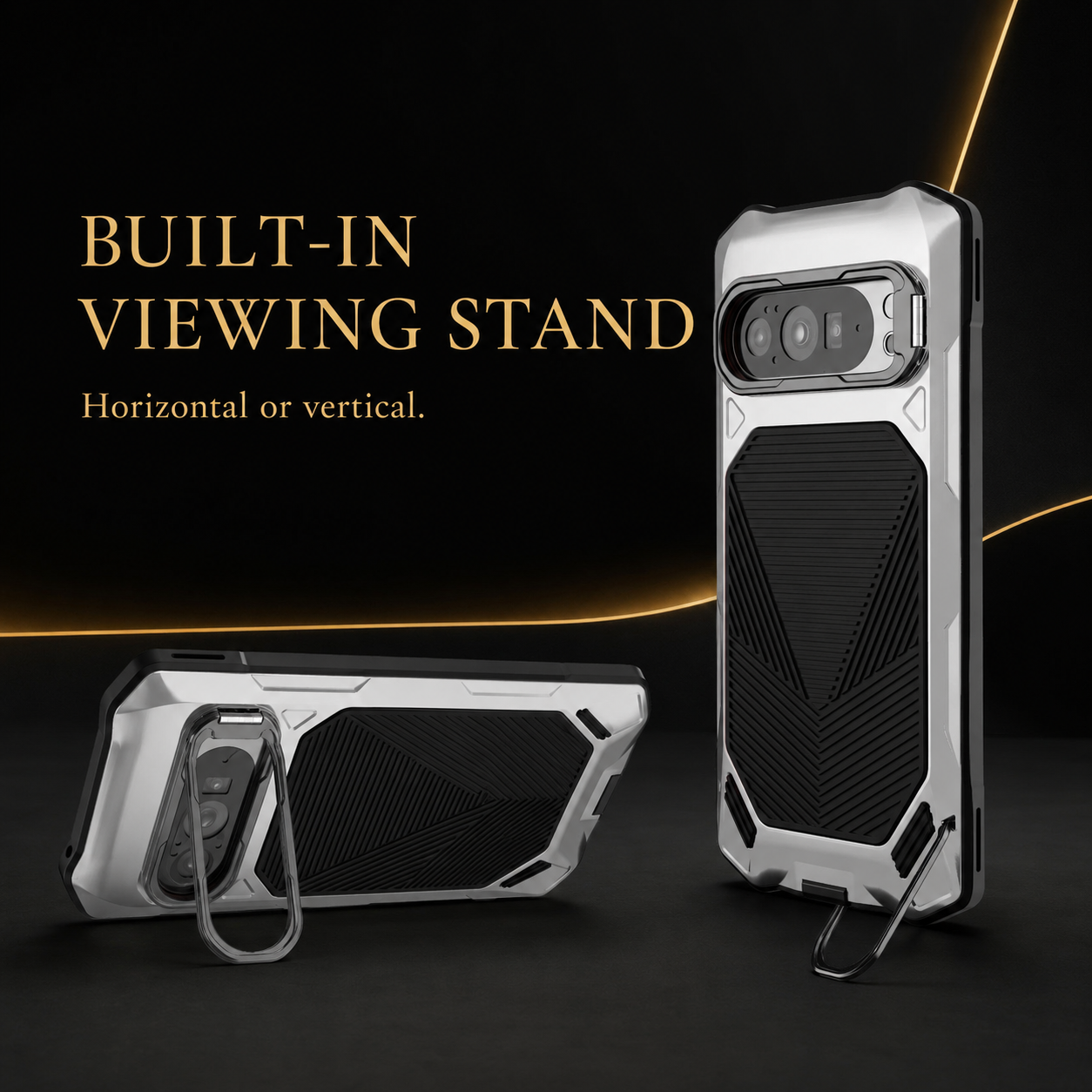 RhinoGuard Vanguard — Google Pixel Metal Case with Built-In Screen Defense — product view 5