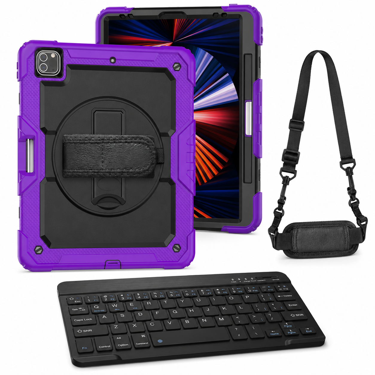 RhinoGuard WorkForce 360° iPad Case + RhinoKeys Pro Keyboard Bundle — product view 9