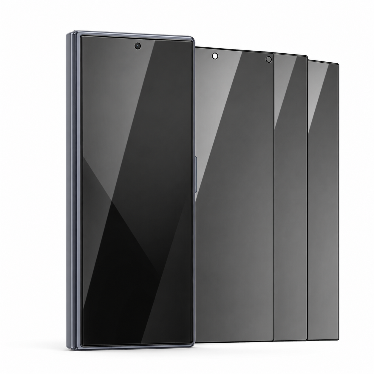 StealthGuard Pro 3-Pack Privacy Glass — Galaxy Z Fold 8 Ultra, Fold 8 & Fold 7
