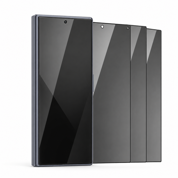 StealthGuard Pro 3-Pack Privacy Glass — Galaxy Z Fold 8 Ultra, Fold 8 & Fold 7