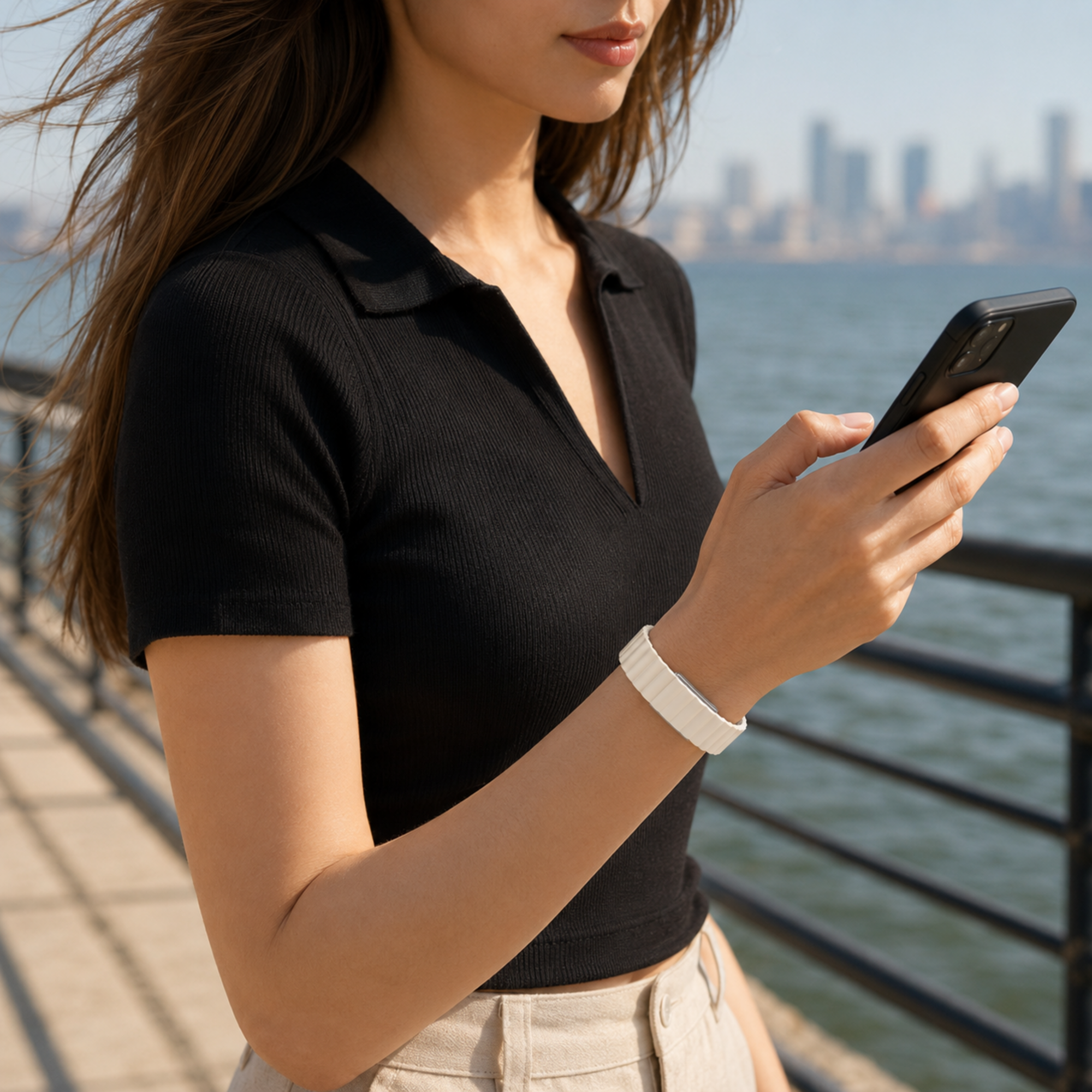 MagnaFlex Pro Band for Fitbit Air – Magnetic Silicone — product view 4