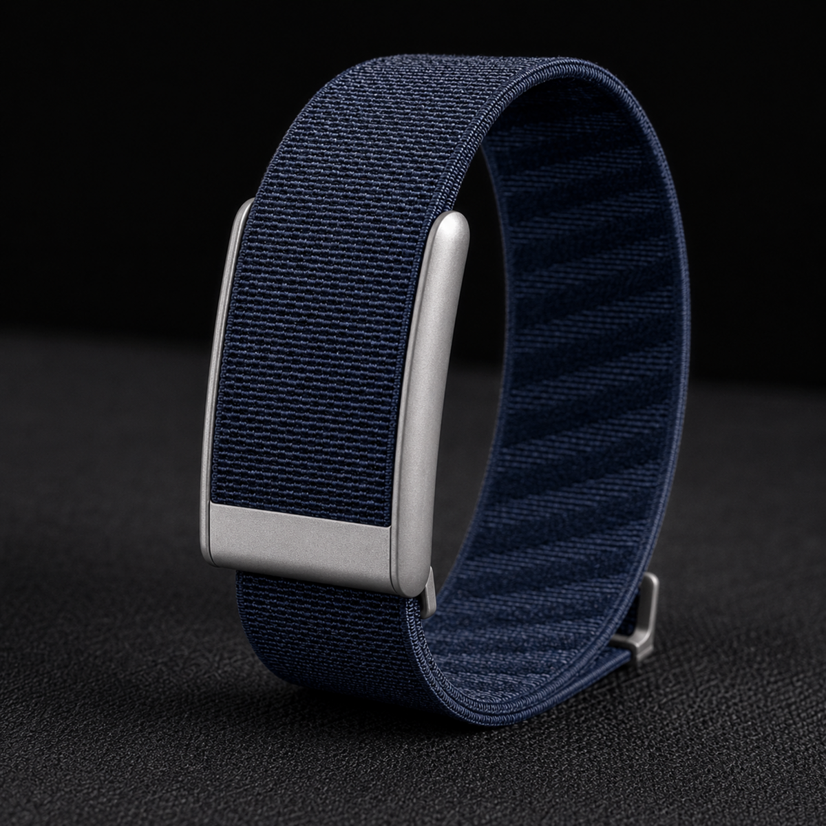 FlexWeave Precision navy stretch nylon Fitbit Air band studio view