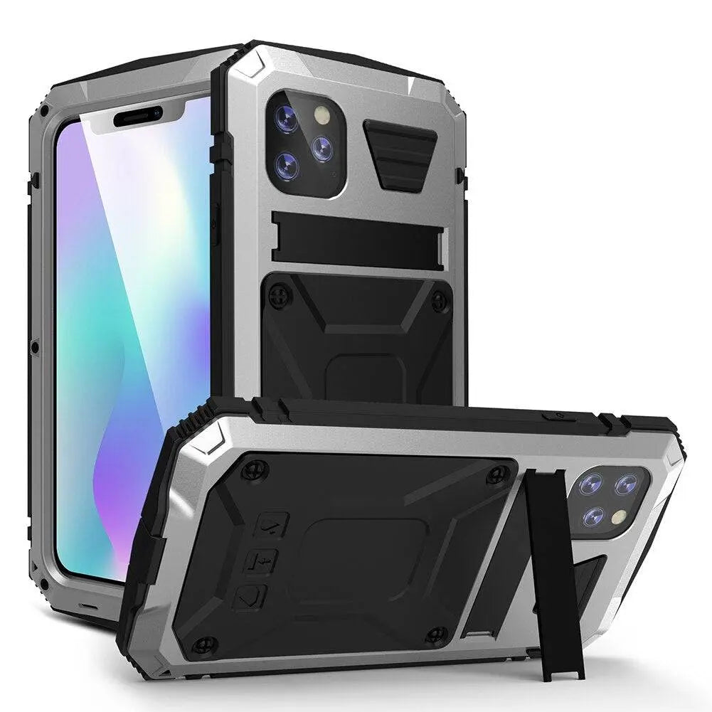 iPhone 11 Case 360 Full Military Grade Metal Aluminum Armor - Avontic