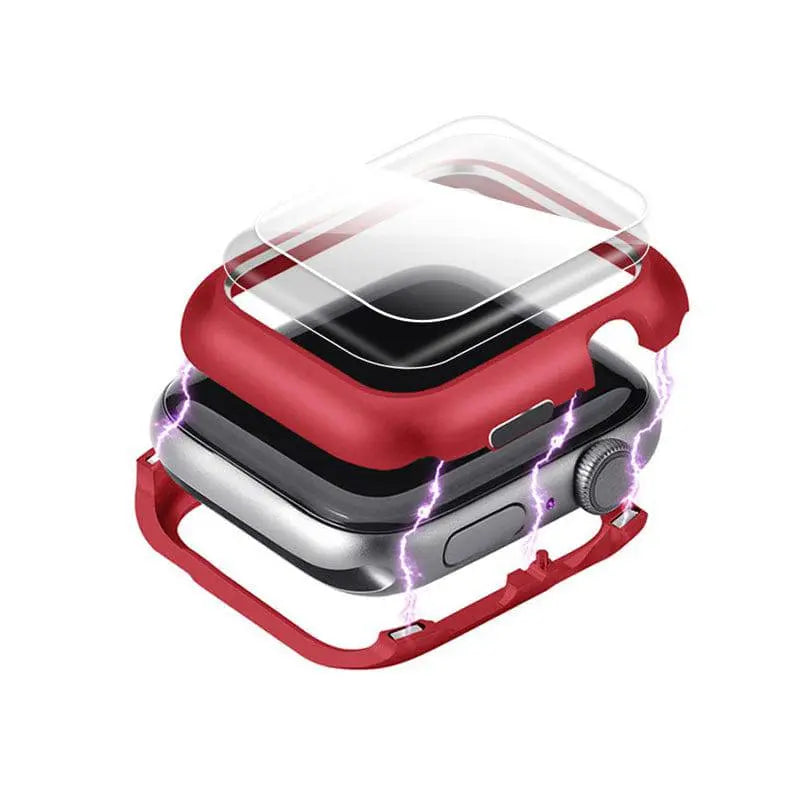 Premium Luxury Stainless Steel Tempered Glass Screen Protector For Apple Watch - Pinnacle Luxuries