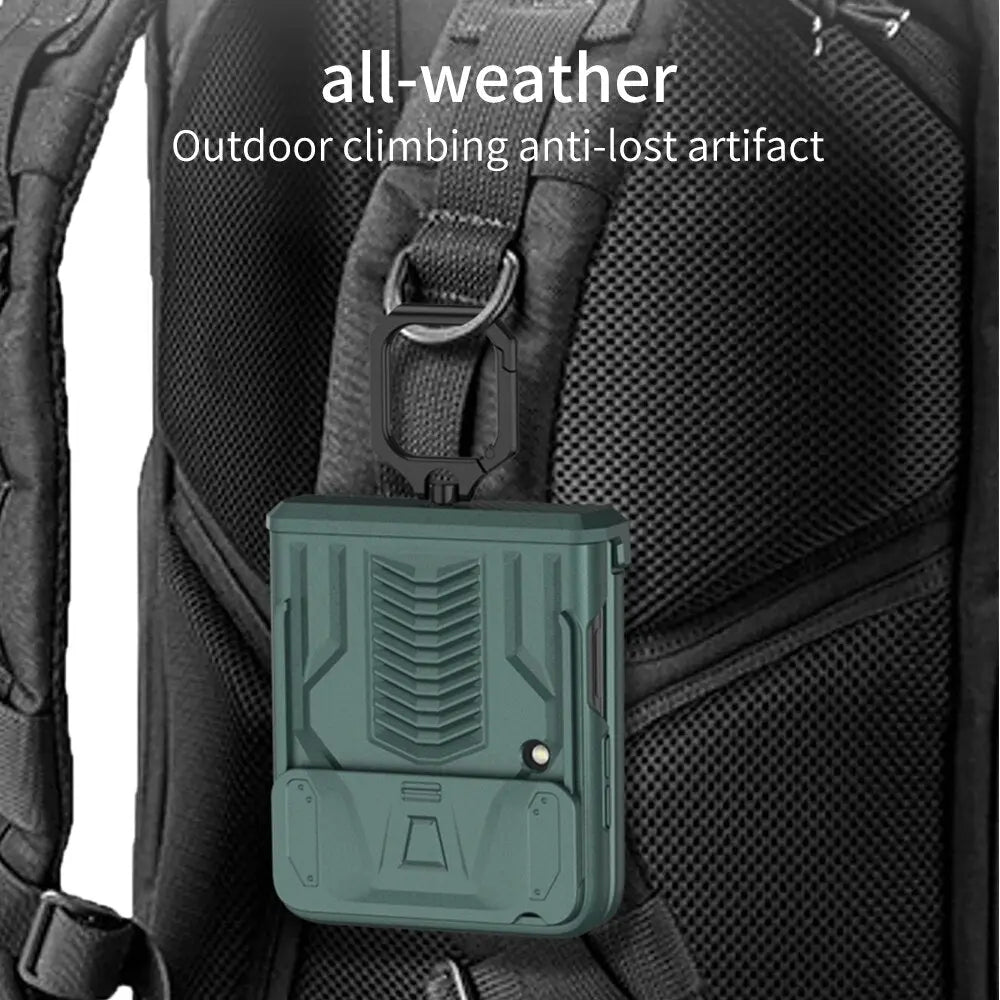 Pinnacle 360 Armor Magnetic Hinge Ring Case For Samsung Galaxy Z Flip 3& 4 - Pinnacle Luxuries