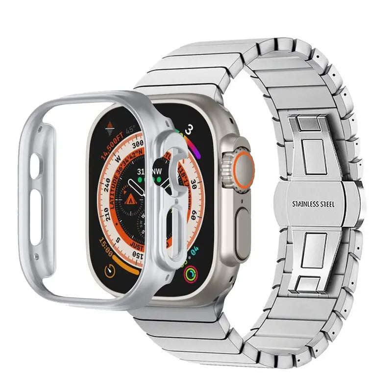 Avontic Armor Bumper Case Stainless Steel Band For Apple Watch - Avontic