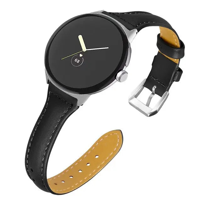 Pinnacle Slim Modern Leather Loop Band For Pixel Watch - Pinnacle Luxuries